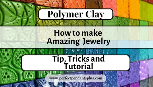 How to make jewelry with polymer clay Sculpty or Primo