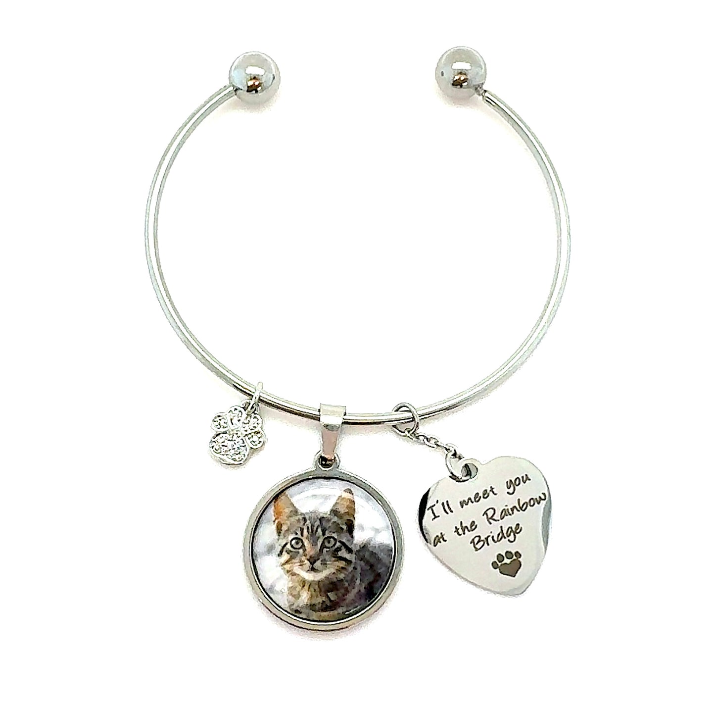 Memorial Bracelet with Photo for Pets - Perfect Pendants Plus