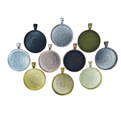 30mm Round Blank Pendant Tray - Perfect Pendants Plus