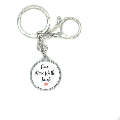 Personalized Double Sided Photo Keychain with Clasp - Perfect Pendants Plus