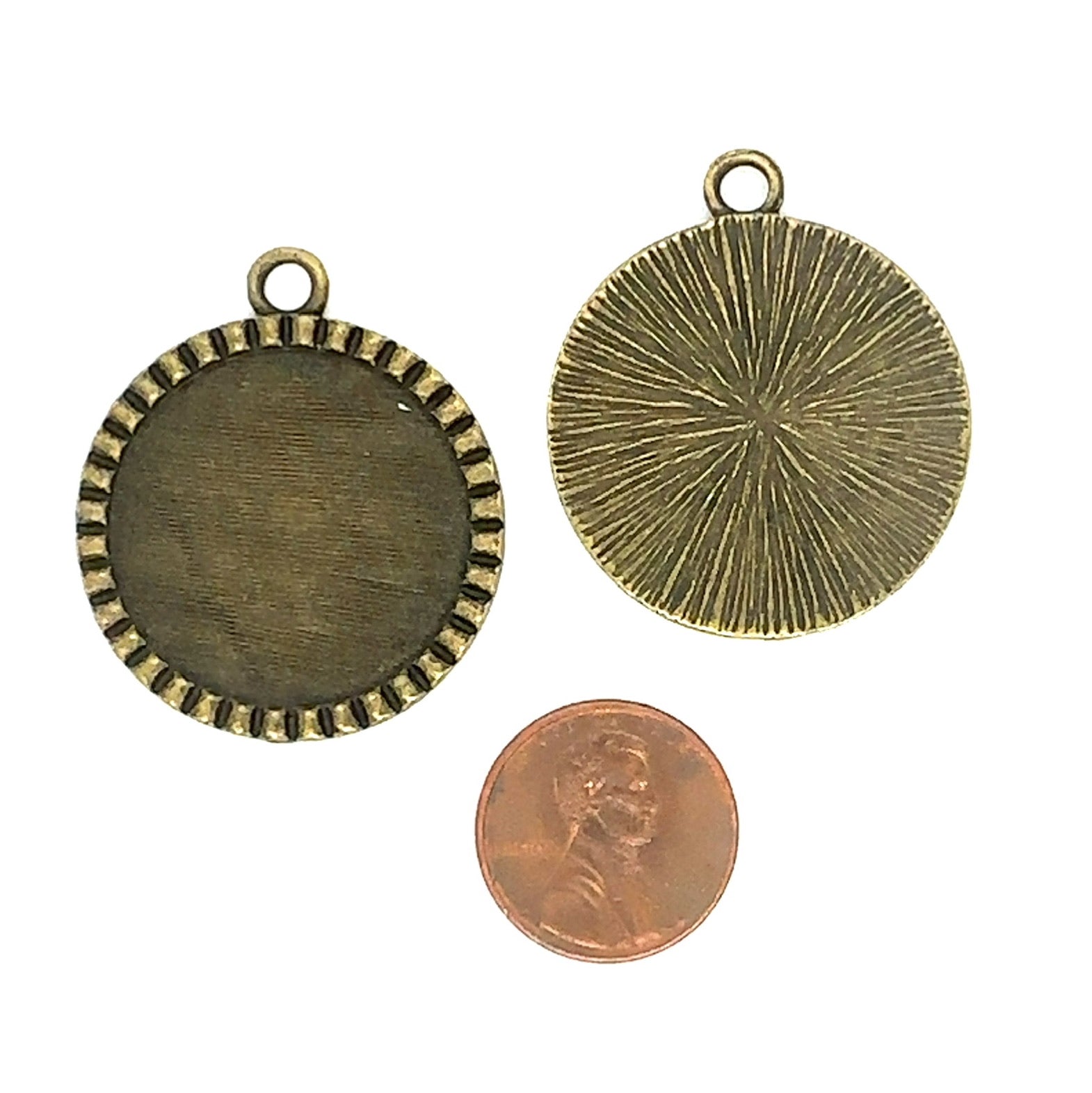 25mm Round Bottle Cap Pendant Trays - Perfect Pendants Plus