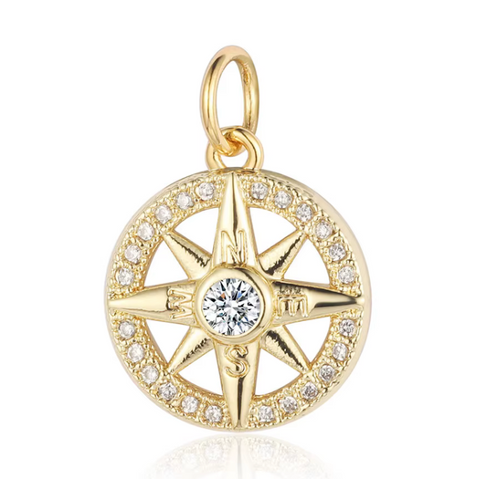 Gold-rhinestone-travel-compass-rhinestone-charm-small