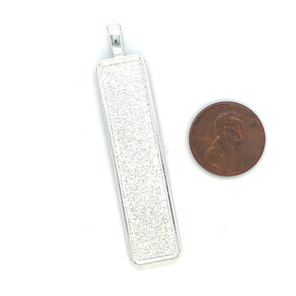 Necklace Kits 10x50mm Vertical Deep Rectangle - Perfect Pendants Plus