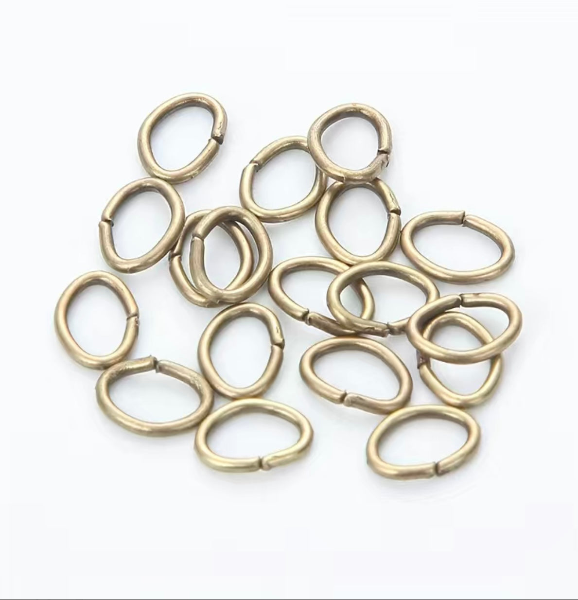 200 5mm Oval Jump rings - Perfect Pendants Plus