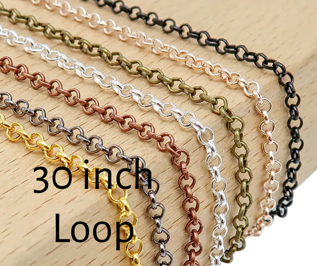 50 Wholesale Extra Long 30 Inch Loop Necklaces - Perfect Pendants Plus