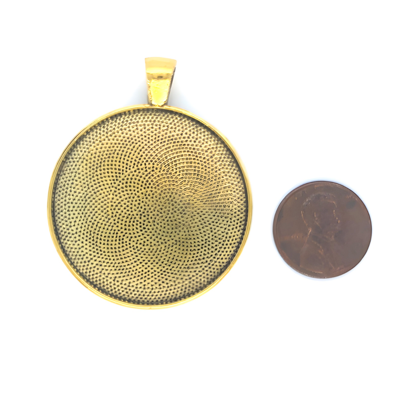 38mm LARGE Round Blank Pendant Trays - Perfect Pendants Plus