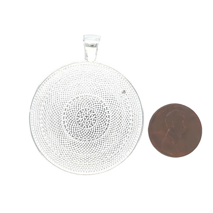 38mm LARGE Round Blank Pendant Trays - Perfect Pendants Plus