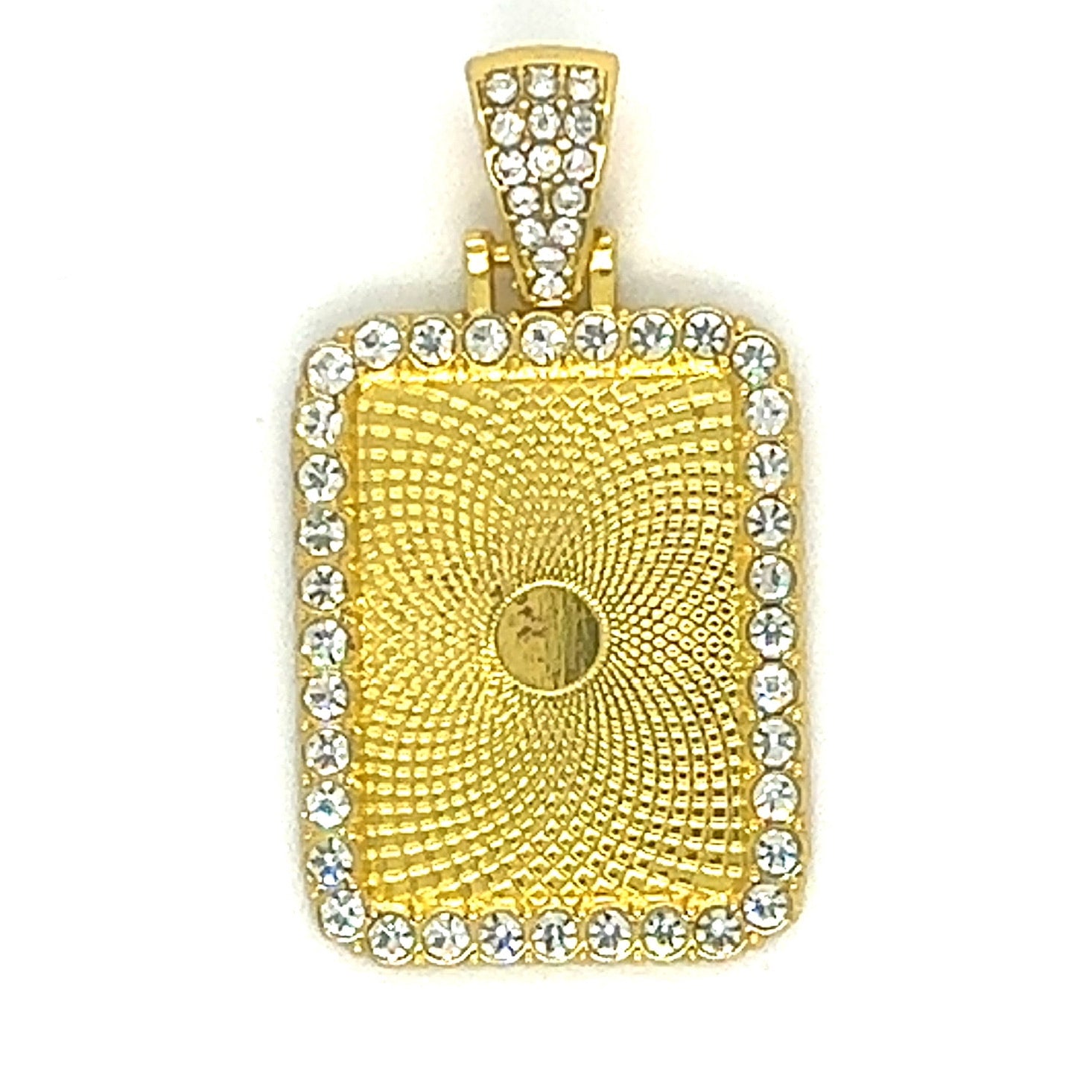 Rhinestone Rectangle Pendant Trays for DIY Jewelry - Perfect Pendants Plus