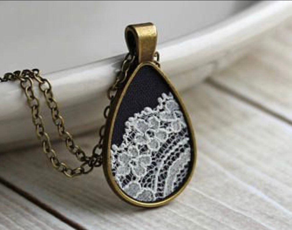 Necklace Making Kits 20x30mm Teardrop Pendant - Perfect Pendants Plus