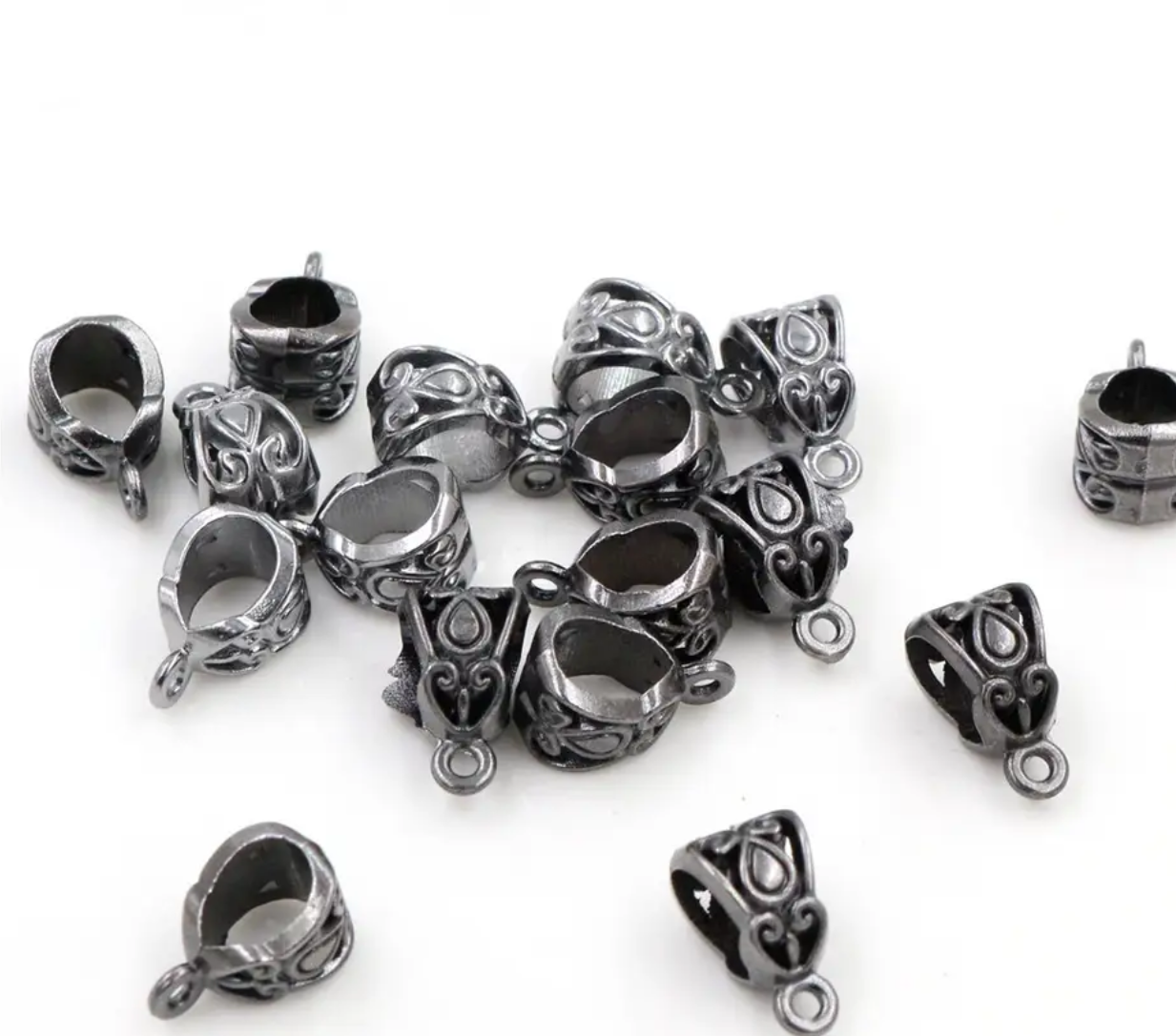 Decorative Large Pendant Bails 13x8mm - Perfect Pendants Plus