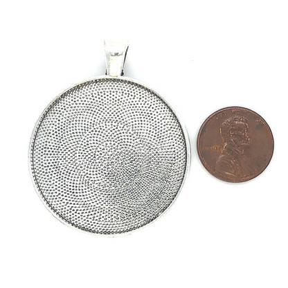 38mm LARGE Round Blank Pendant Trays - Perfect Pendants Plus