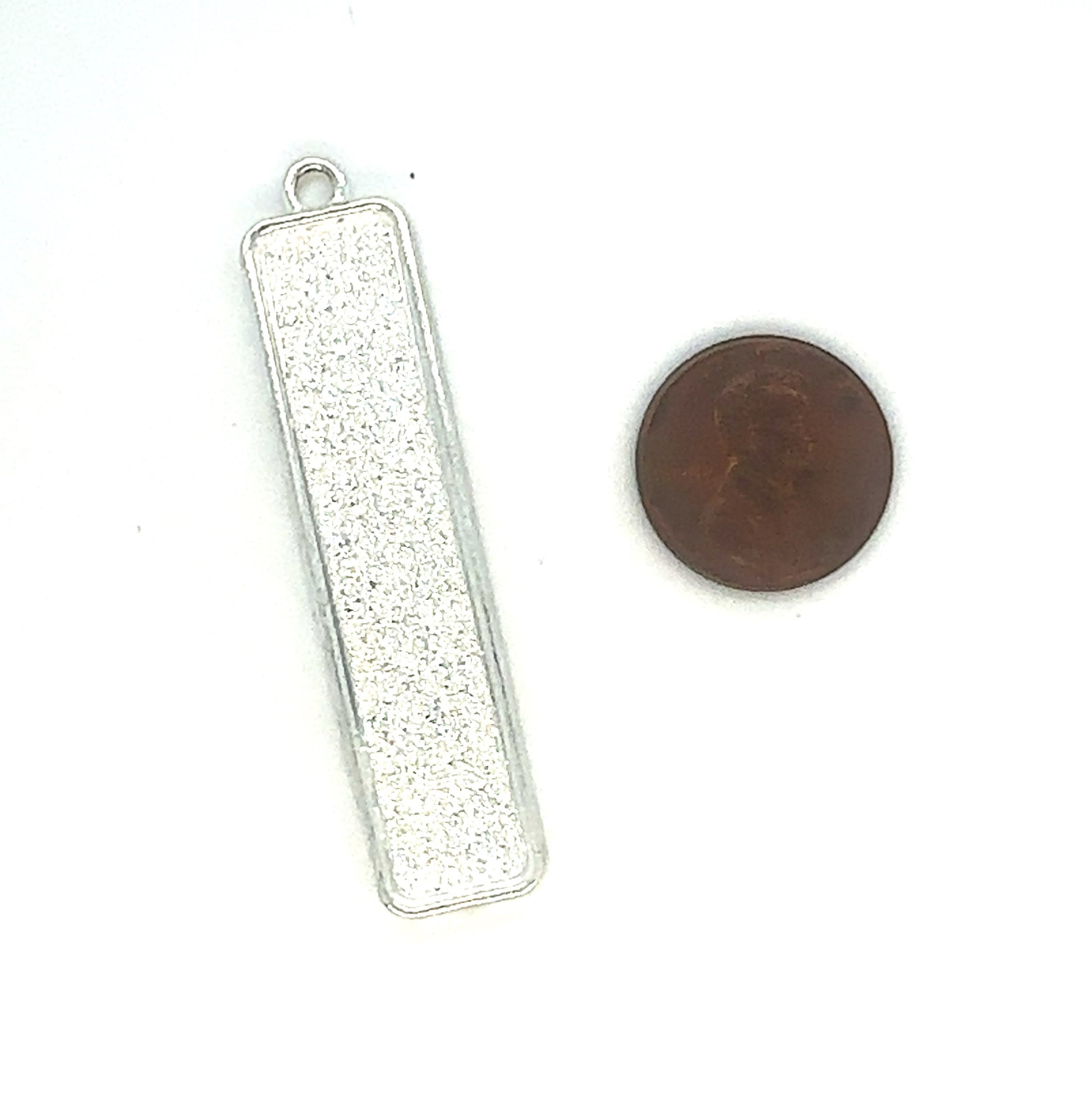 10x50mm Long Vertical Bezels Earring Blanks - Perfect Pendants Plus