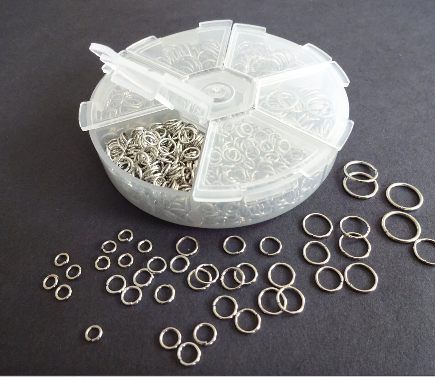 Jump Rings Multiple Sizes 4mm-10mm - Perfect Pendants Plus