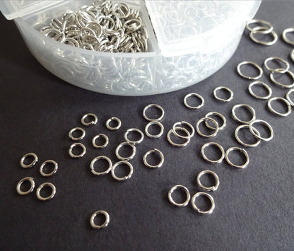 Jump Rings Multiple Sizes 4mm-10mm - Perfect Pendants Plus