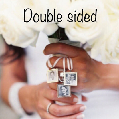 Custom Made 25mm Double Sided Wedding Photo Charms - Perfect Pendants Plus